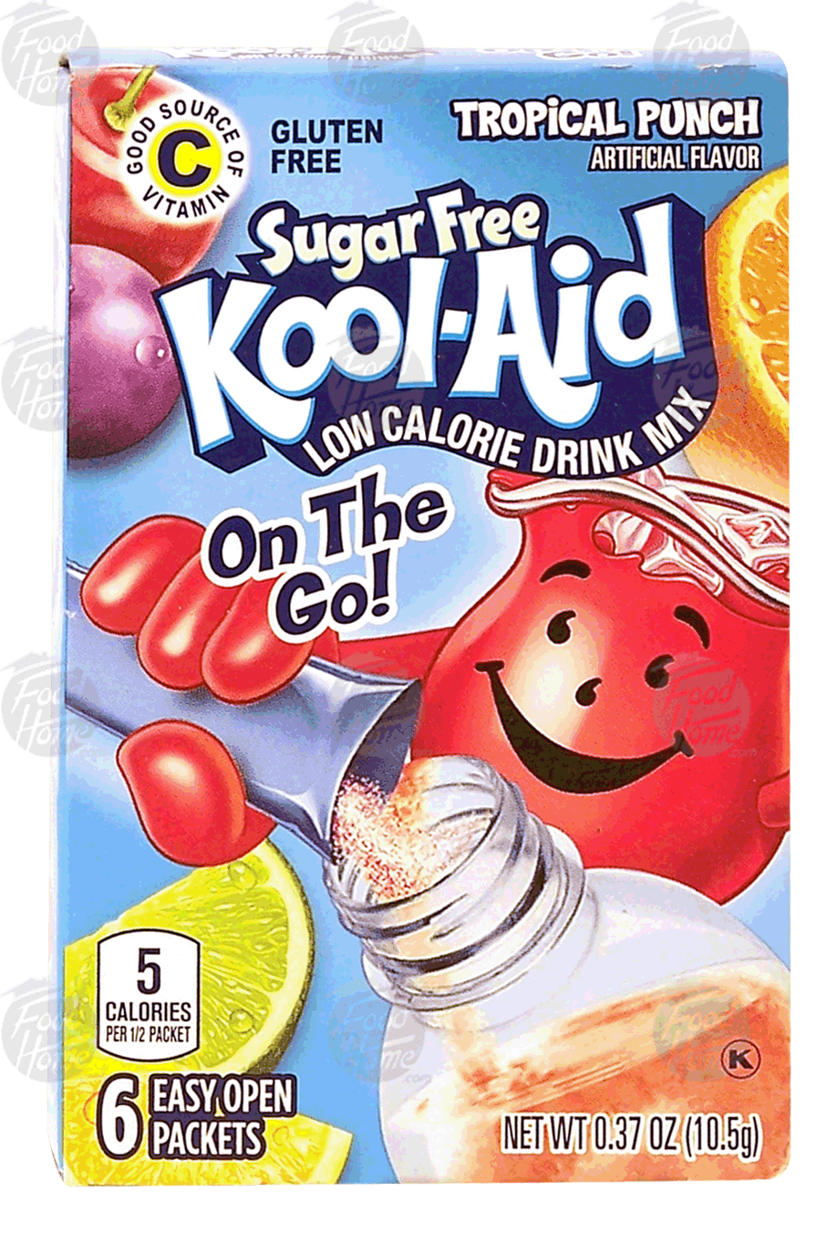 Kool-Aid On The Go! tropical punch flavor powder drink mix, sugar free, 6-packets Full-Size Picture